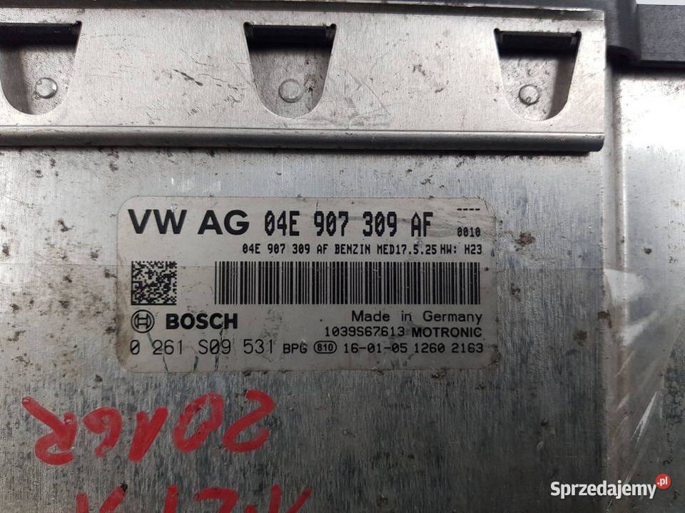 KOMPUTER SILNIKA ECU 04E907309AF 12 TSI TOLEDO Lipno
