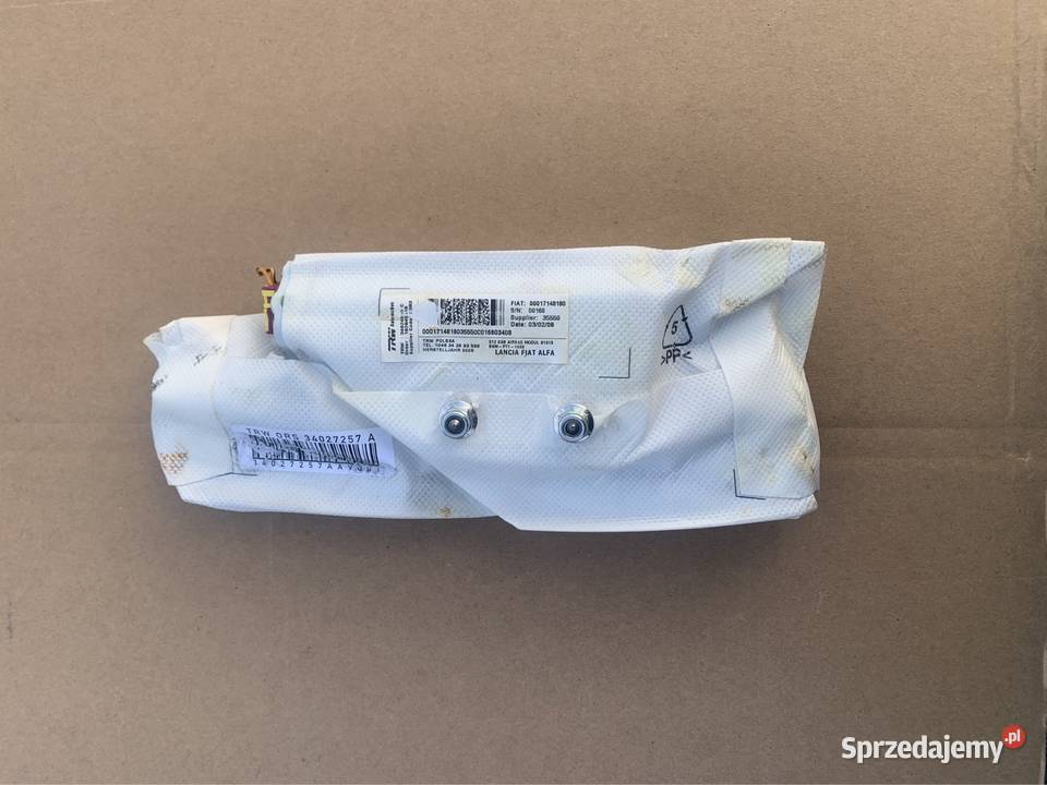 34024859 poduszka powietrzna fotela prawa fiat osobowe Szczecin
