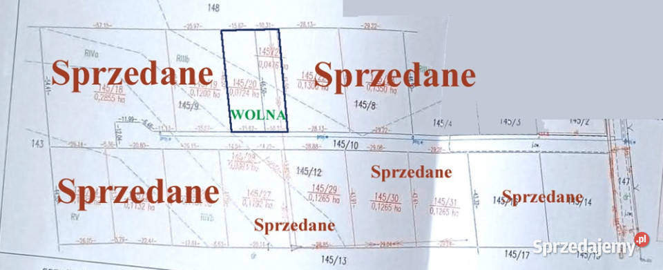 OSTATNIA DZIAŁKA Z WYDANYMI WZ 1200 m 25 centrum utwardzona mazowieckie Sokołów Podlaski sprzedam