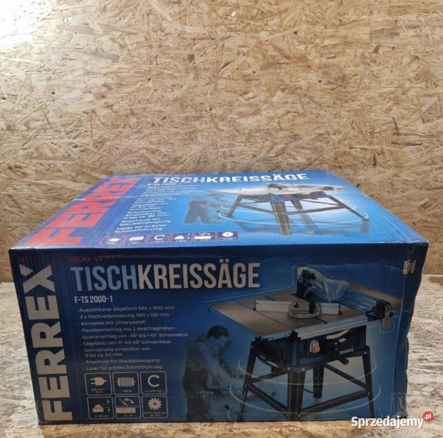 Stołowa piła tarczowa krajzega FERREX FTS 20001