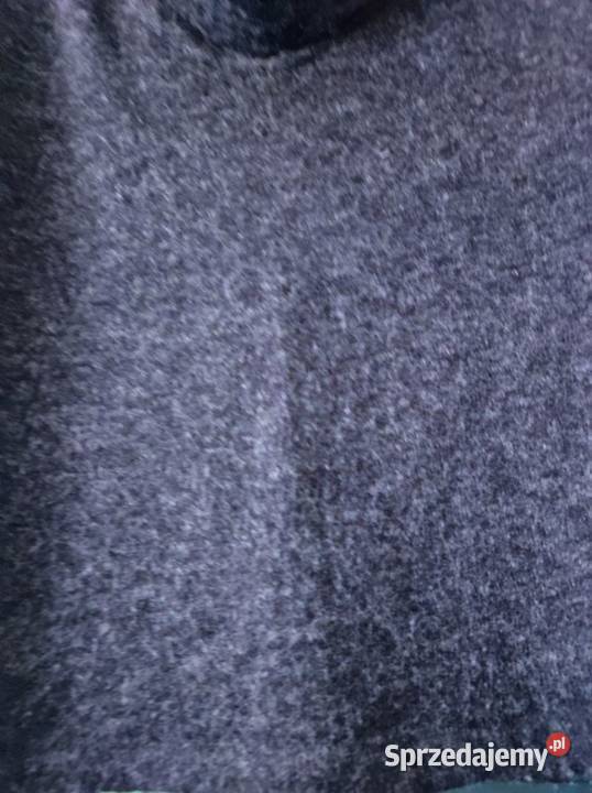 włoski włochaty wełniany sweterek sweter golf czarny Kielce