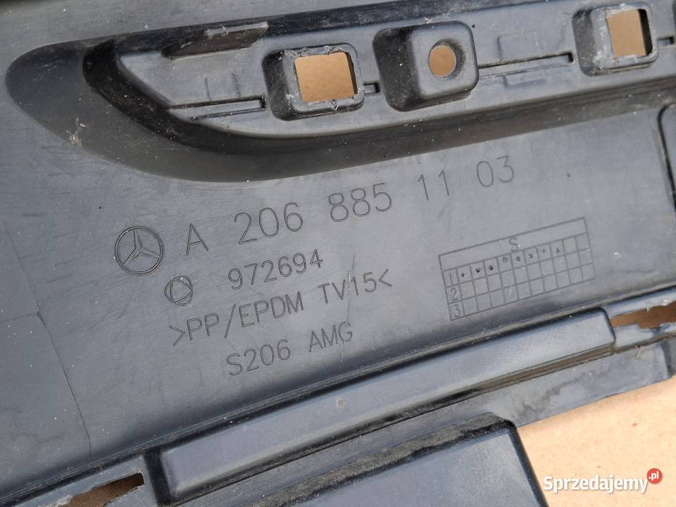 MERCEDES CKLASA W206 KOMBI AMG ZDERZAK TYŁ TYLNY Zderzaki lubuskie Bieleń