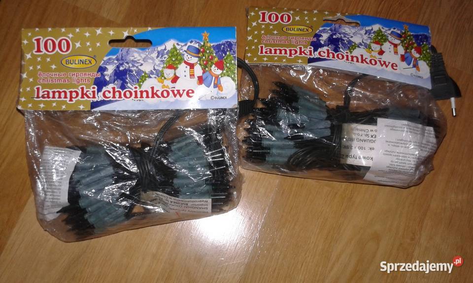 Lampki choinkowe Bulinex 100 zielone Warszawa