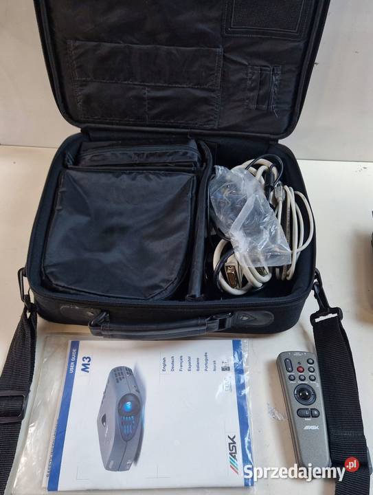 Projektor ASK M3 DLP Sprawny z pilotem torbą Warszawa sprzedam