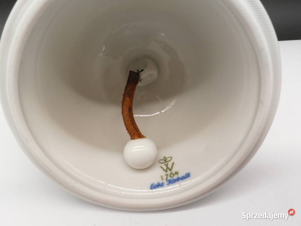 Porcelanowy dzwonek WALLENDORF 1764 Echt Kobalt Raszków sprzedam