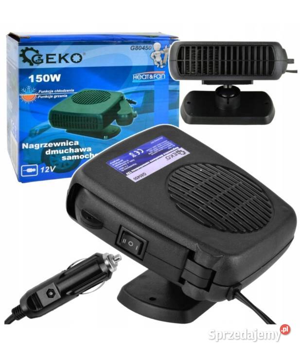 Grzejnik Samochodowy Nagrzewnica 12V Dmuchawa Na