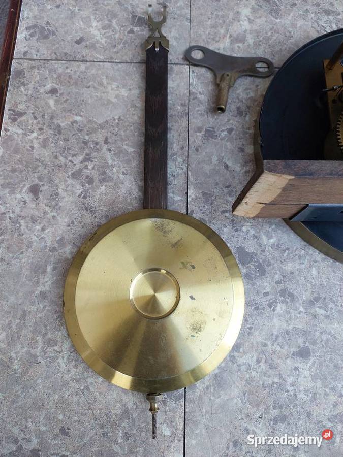 Stary zegar ścienny gabinetowy Junghans 1942r