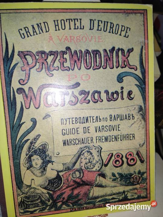 Przewodnik Warszawie reprint książki antykwariat Warszawa