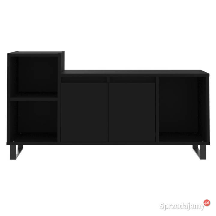 Szafka pod TV czarna 100x35x55 materiał Warszawa