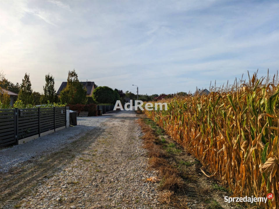 Grunt Sadowice Szkolna 1800m2 gaz dolnośląskie