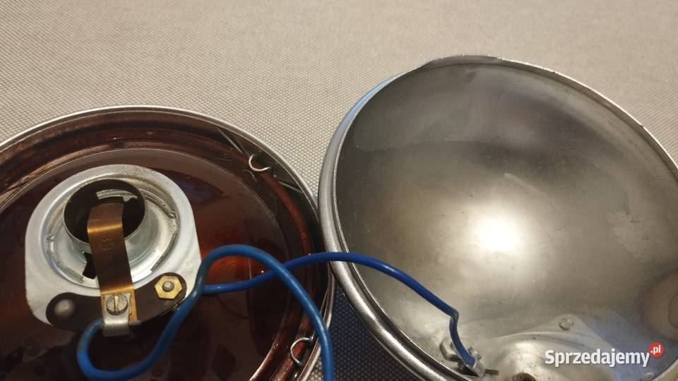 ŁADNE ŻÓŁTE HALOGENY CHROM PAL TRABANT WARTBURG Świdnica