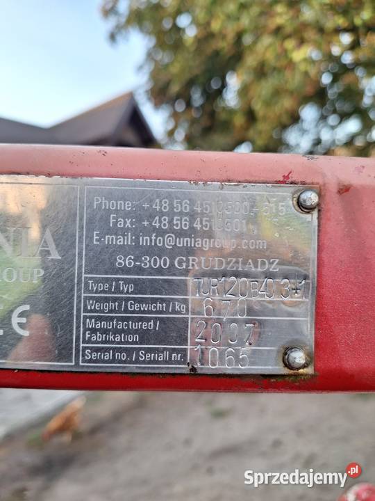 Pług 4 skibowy UNIA TUR Borki