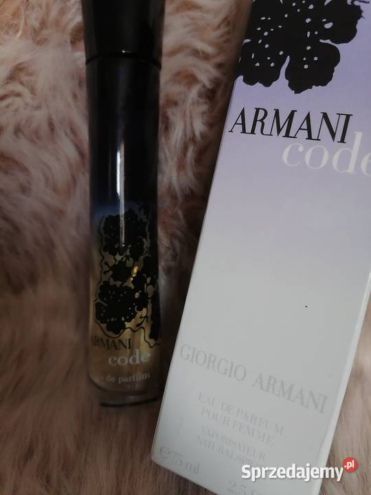 Armani Code for Women EDP 75 ml Unikat Wycofane Zdrowie i Uroda Przysucha sprzedam