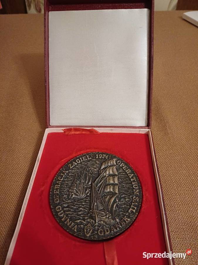 Medal okolicznościowy Operacja Żagiel 1974 Gdynia