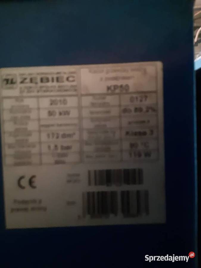 Kocioł grzewczy 50kw sprzedam