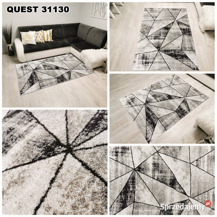 GĘSTY DYWAN 120X170 QUEST 31130 RÓŻNE WYMIARY