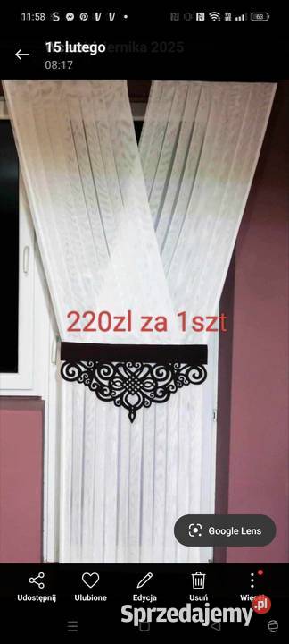 Firany panele SZYTE NA ZAMÓWIENIE na wymiar Warszawa