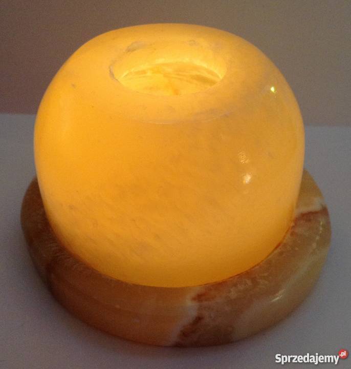 Alabastrowy lampion Świecznik z alabastru Szczecin