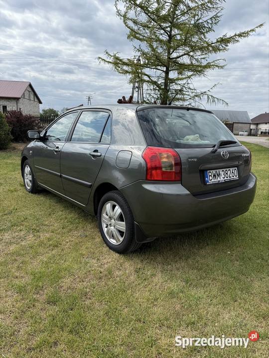 Ładna toyota corolla krajowa benzyna aluminiowe felgi Kobylin-Borzymy