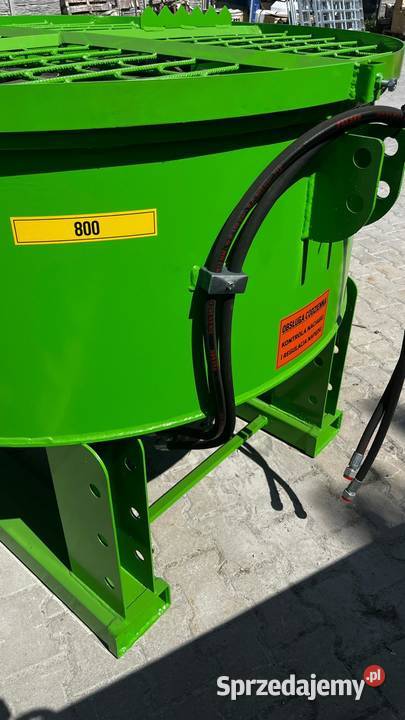 Okrągła Betoniarka Hydrauliczna 800L Do Betonu Ełk
