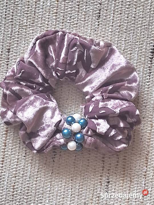 materiałowe gumki do włosów