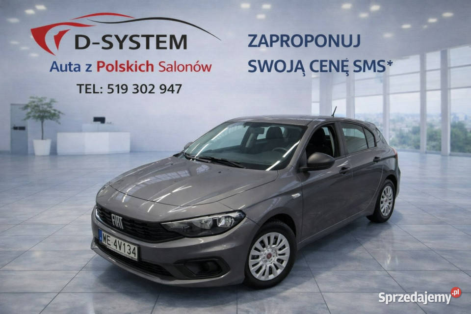 Fiat Tipo 2021r Salon Polska 1Właściciel 14 II światła przeciwmgielne Białystok