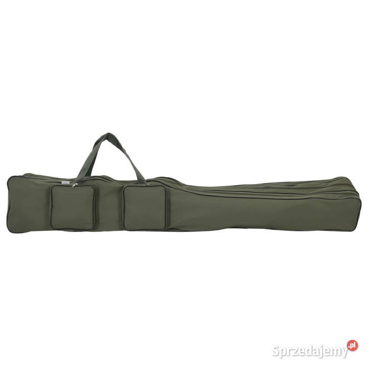 Torba na wędkę ciemnozielona 160 tkanina Oxford Warszawa