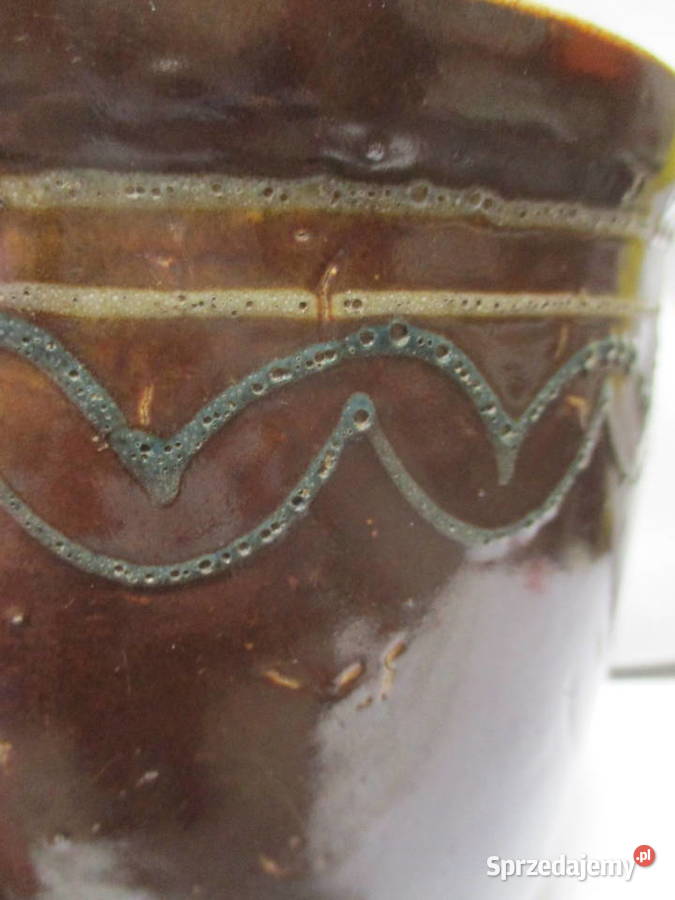 Stary Garnek Kamionkowy Ucho Szlaczek Pozostałe Nieporęt sprzedam