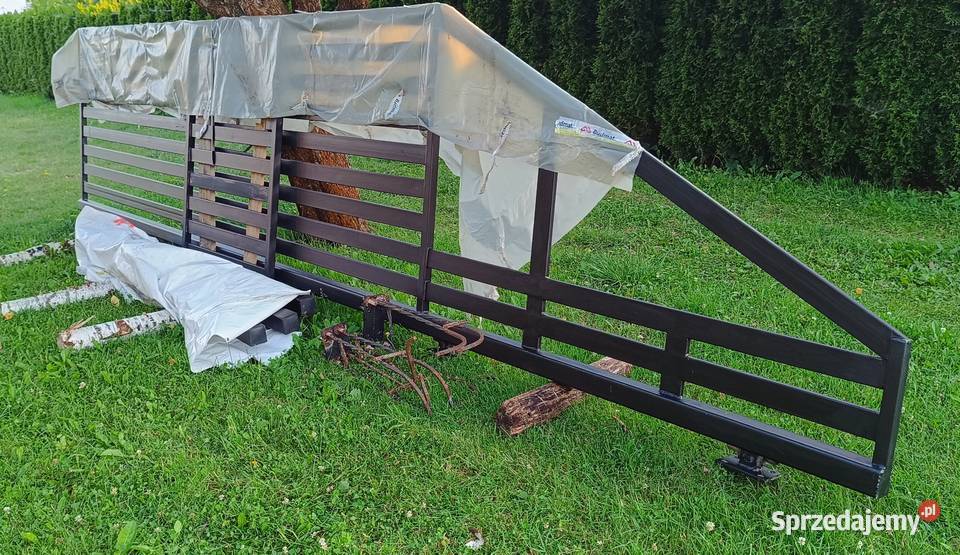 Brama przesuwna z furtką solidny komplet gotowy mazowieckie Szczutowo