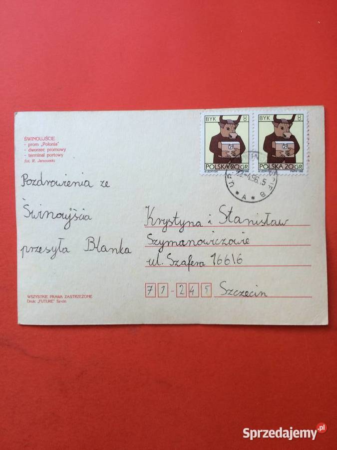 2243 Widokówka Szczecin