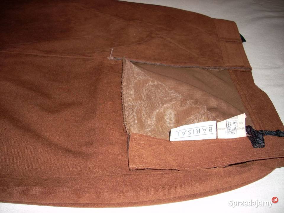 BARISAL długa spódnica Ołówkowa karmelowa 36 38 brązowy/beżowy Nowy Sącz