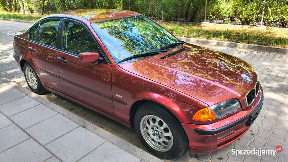 BMW E46 316i 2001 Bordowy Pełna Dokumentacja Bez benzyna łódzkie Zgierz