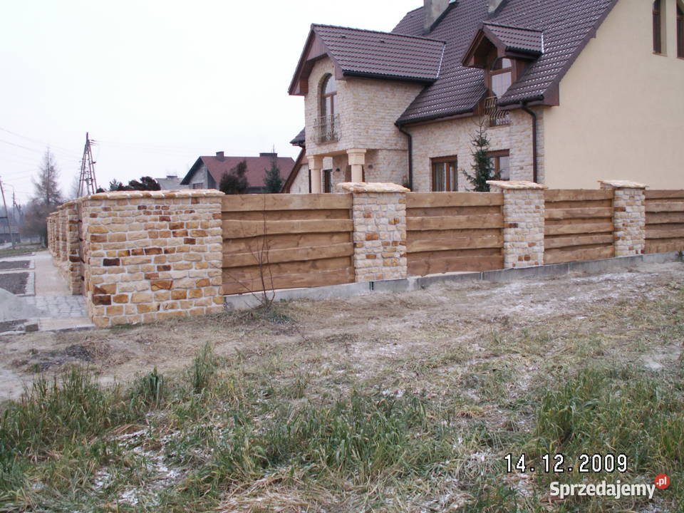 Kamień naturalny na ogrodzenia bramy mury murki Radomsko