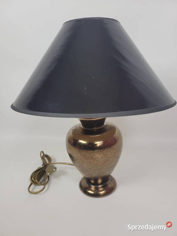 Lampka nocna glamour z podstawą ceramiczną Białogard sprzedam
