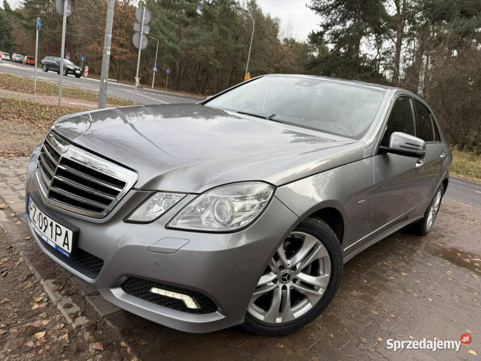 Mercedes E 200 184 Bogata Gwarancja Przebiegu ESP wielkopolskie sprzedam