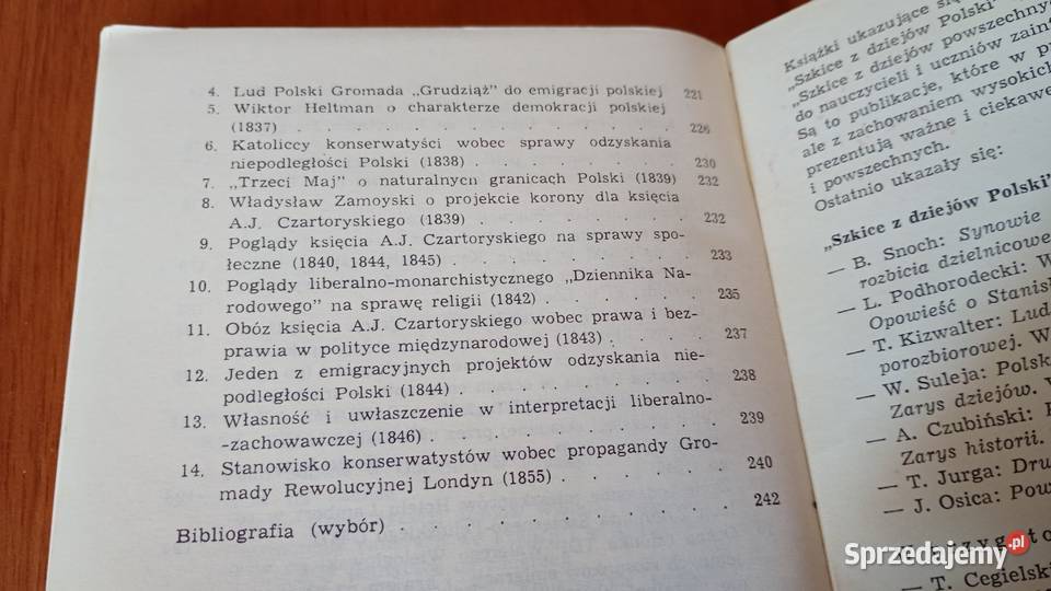 Z dziejów Wielkiej Emigracji Stanisław tradycyjny podręcznik Gdańsk