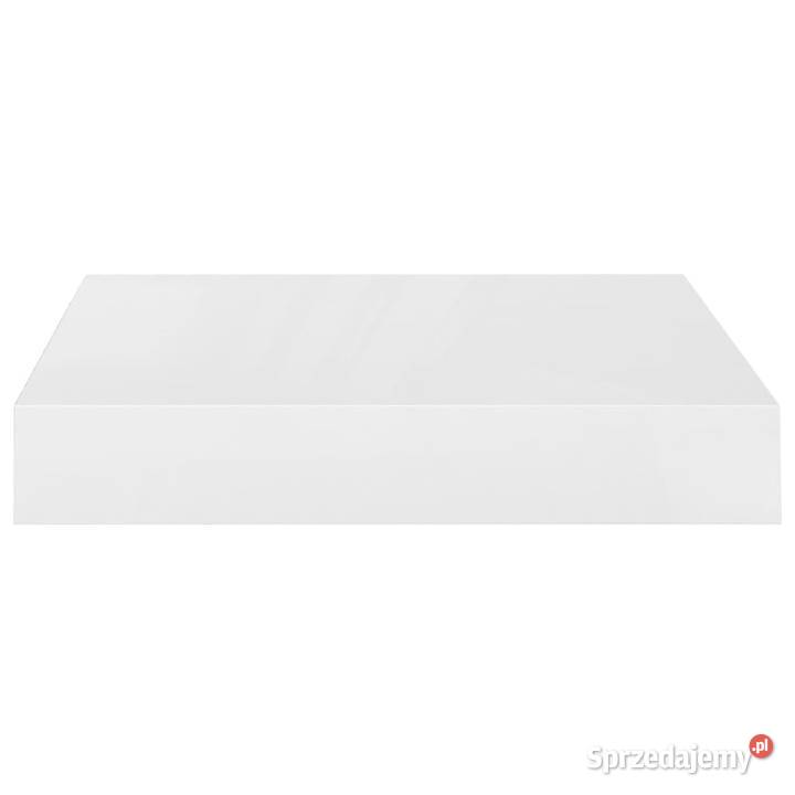 Półka ścienna biała wysoki połysk 23x235x38 MDF Warszawa sprzedam
