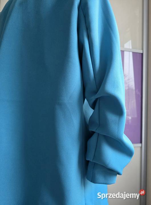 Garnitur damski turkusowy XL Rozmiar 42(XL) Garsonki i kostiumy Głogów