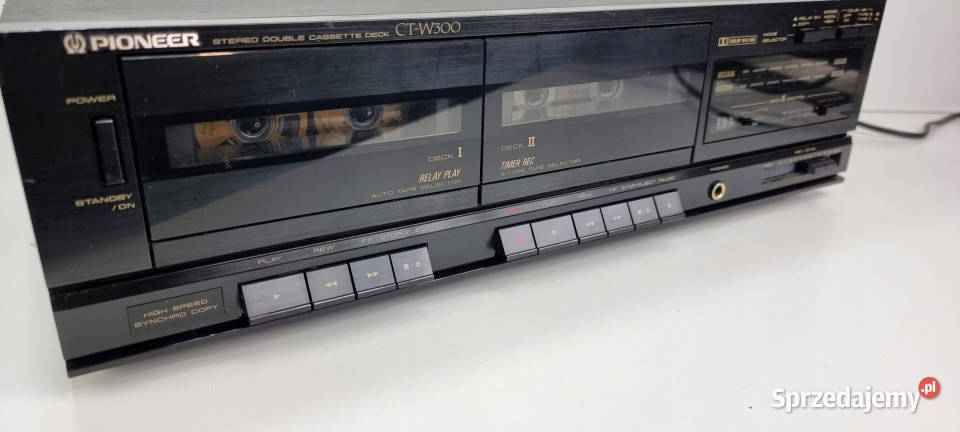 magnetofon Cassette Deck Pioneer CT W300 wielkopolskie Międzychód
