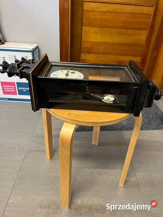 Stary zegar wiszący Junghaus ok 1920 Kępno