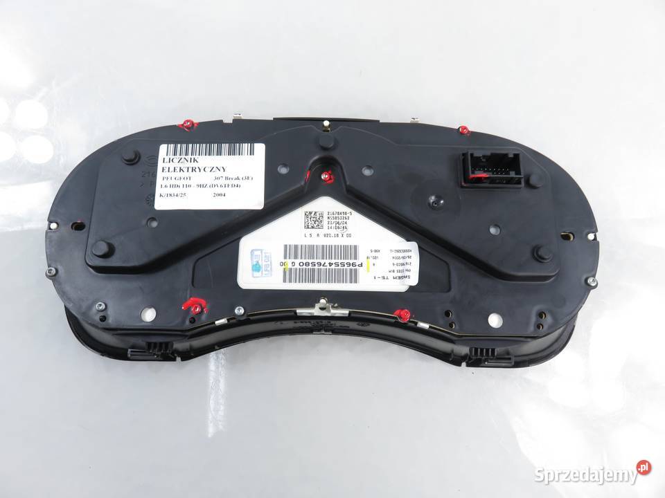 LICZNIK PEUGEOT 307 16 HDi P9655476580G