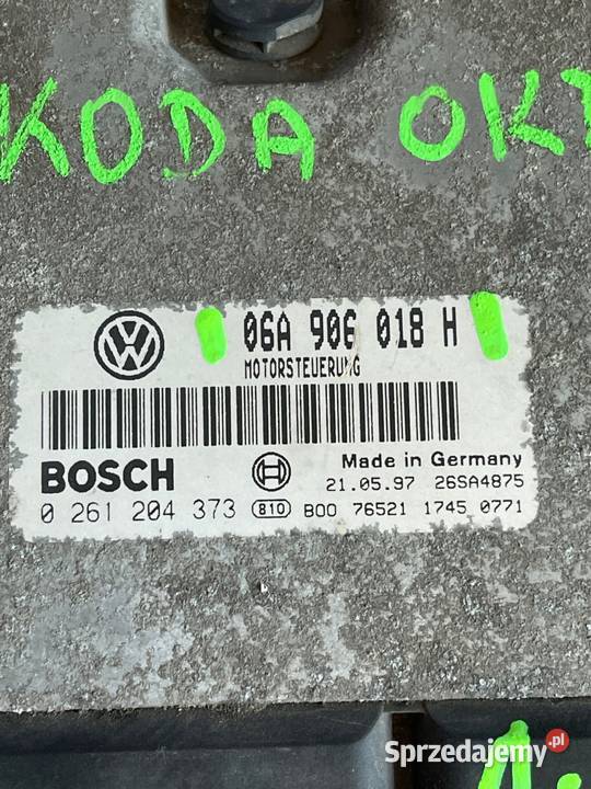 Komputer SKODA SEAT 06A 906 018 H Margonin