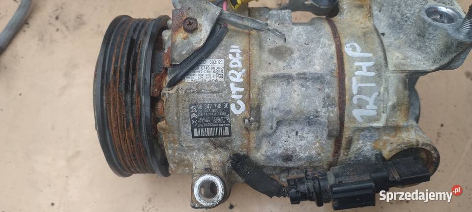 CITROEN PEUGEOT 12 THP sprężarka klimatyzacji