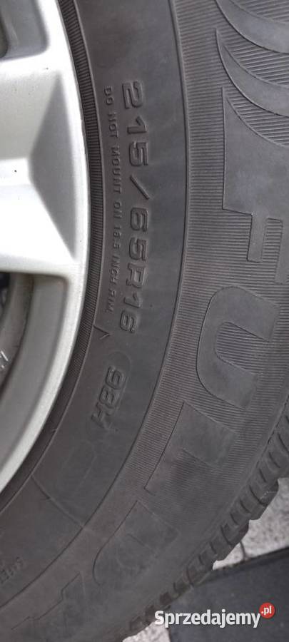 Mitsubishi Asx 21565 r 16 koła zimowe kompletne wielkopolskie Kostrzyn sprzedam