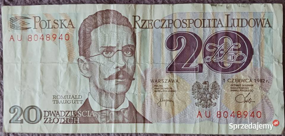20 R Traugutt Seria AU 1VI1982 r Konin