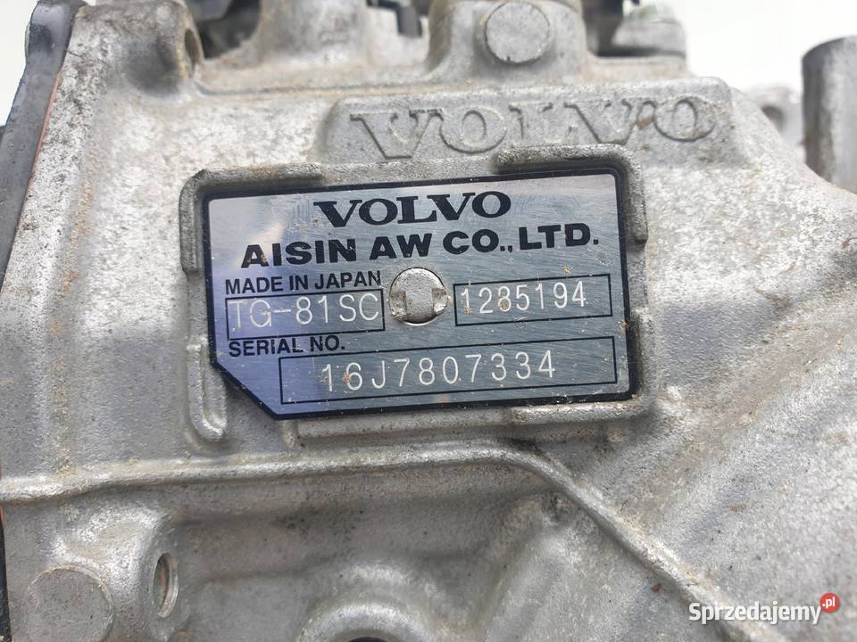 AUTOMATYCZNA SKRZYNIA BIEGÓW Volvo V60 II 20 T Skrzynie biegów manualne Rudka