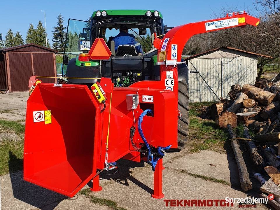 Rębak tarczowy do ciągnika Skorpion 250 R Ostrowiec Świętokrzyski