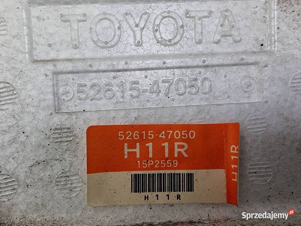 WYPEŁNIENIE ZDERZAKA TOYOTA PRIUS III 5261547050