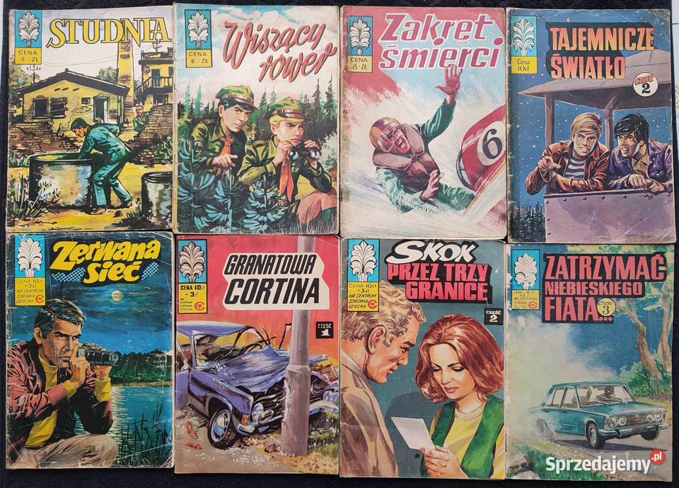 Kapitan Żbik wydania I 8 zeszytów