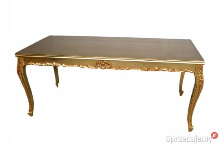 złoty Piękny STOLIK STÓŁ ława drewno szyba Kraków sprzedam
